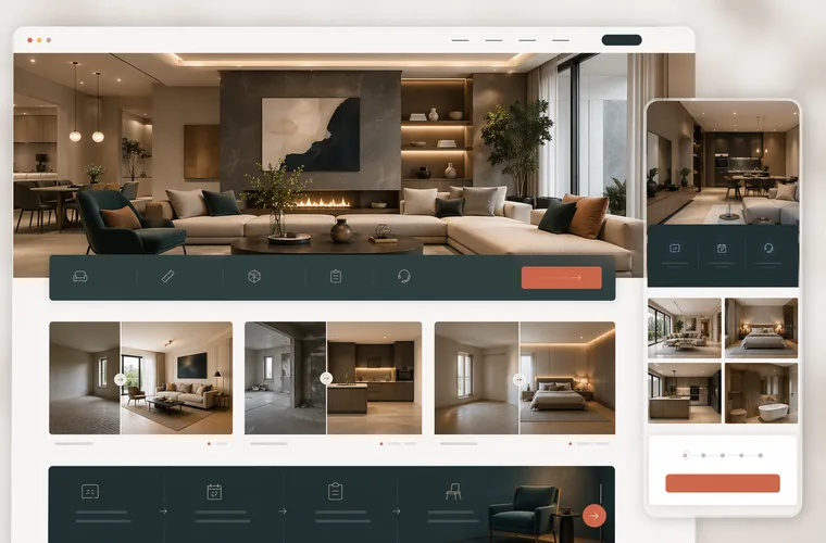 인테리어 홈페이지 샘플