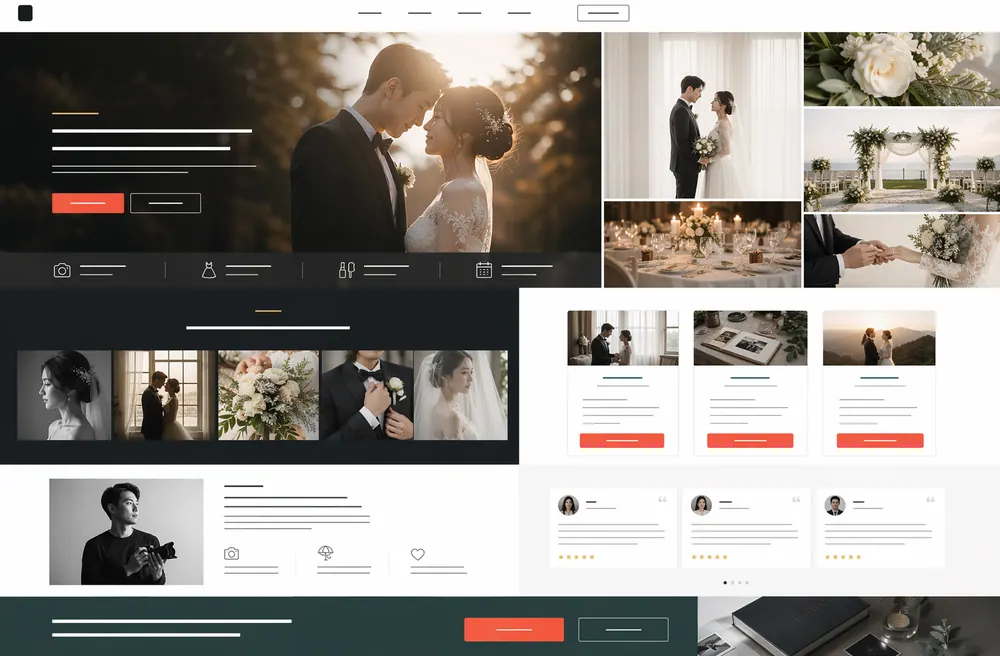 스튜디오 홈페이지 샘플